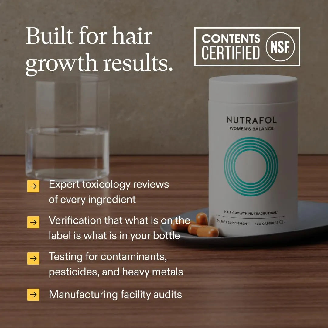 Nutrafol Women’s Hair Growth Supplements (Ages 18–44), 1 Month Supply
