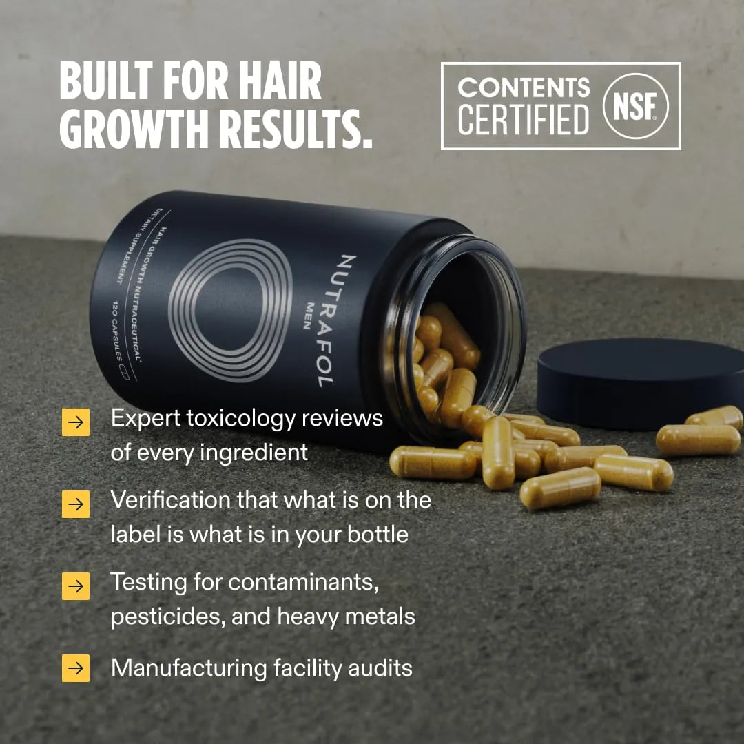 Nutrafol Men’s Hair Growth Supplements – 1 Month Supply