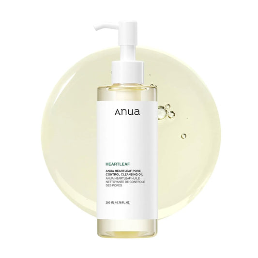 Anua Heartleaf Pore Control Cleansing Oil – Makeup & Blackhead Remover | Korean Skincare | 6.76 fl oz (200ml)