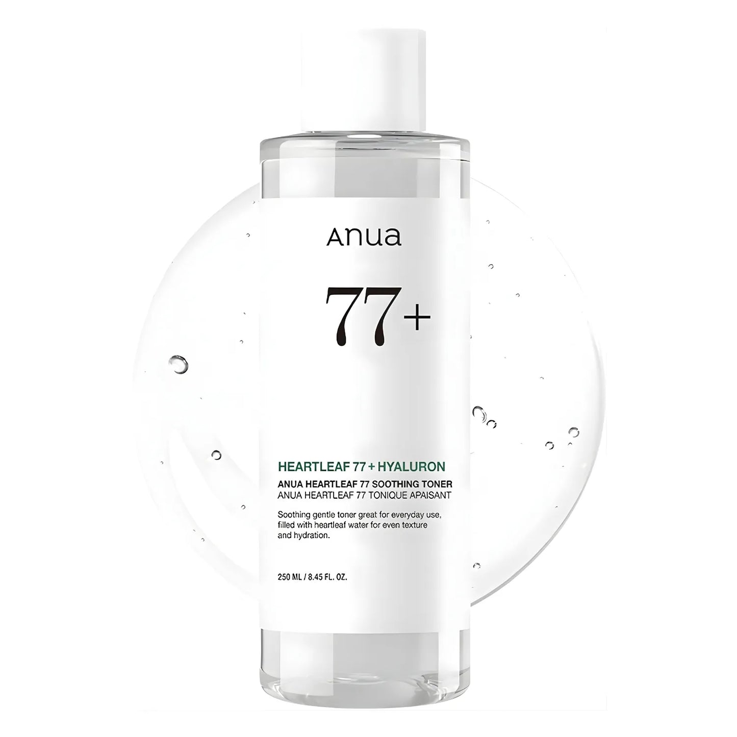 ANUA Heartleaf 77 Soothing Toner – Hydrating & Purifying Toner for Skin Trouble, pH 5.5 | Korean Skincare | 250 ml