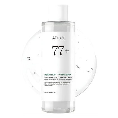ANUA Heartleaf 77 Soothing Toner – Hydrating & Purifying Toner for Skin Trouble, pH 5.5 | Korean Skincare | 250 ml
