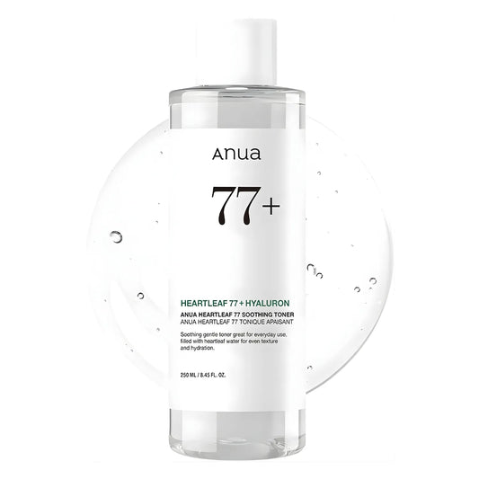 ANUA Heartleaf 77 Soothing Toner – Hydrating & Purifying Toner for Skin Trouble, pH 5.5 | Korean Skincare | 250 ml