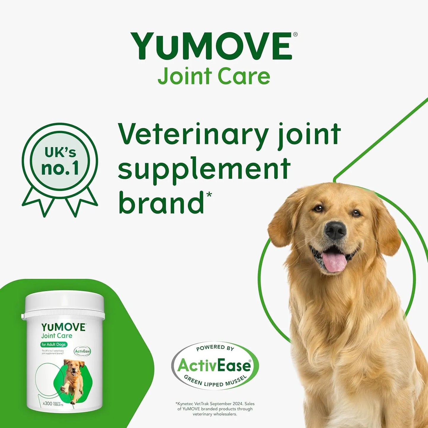 YuMOVE Joint Supplement for Adult Dogs (6–8 Years), 300 Tablets