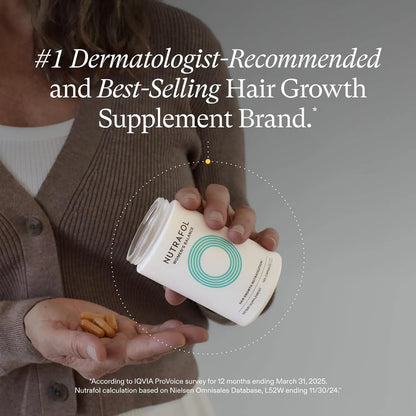 Nutrafol Women’s Hair Growth Supplements (Ages 18–44), 1 Month Supply