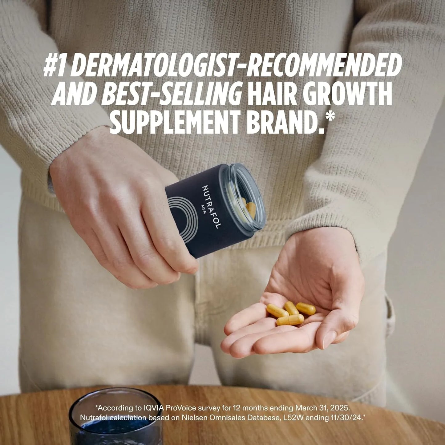 Nutrafol Men’s Hair Growth Supplements – 1 Month Supply
