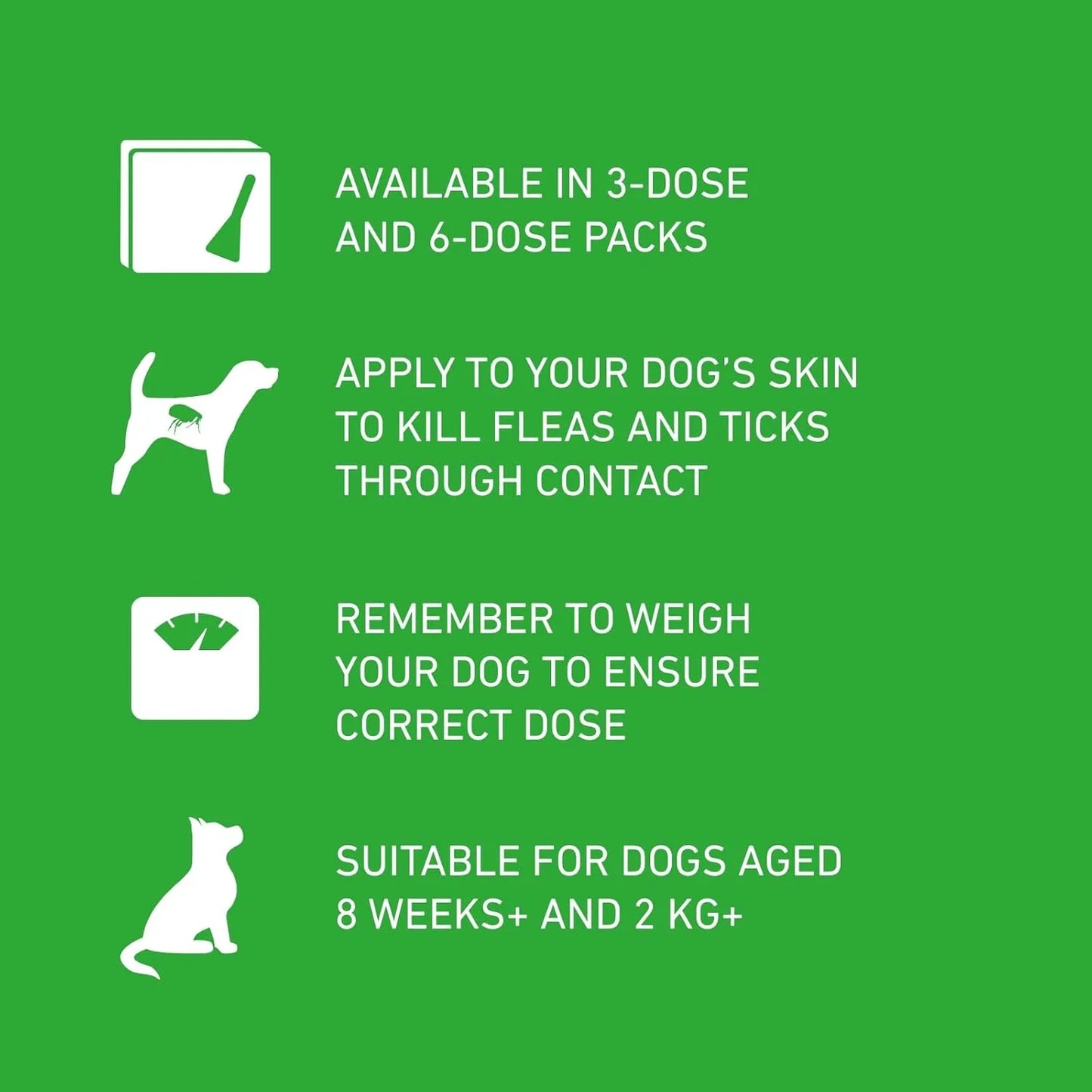 Frontline Plus Flea & Tick Treatment for Large Dogs (20–40 kg) | 6 Pipettes