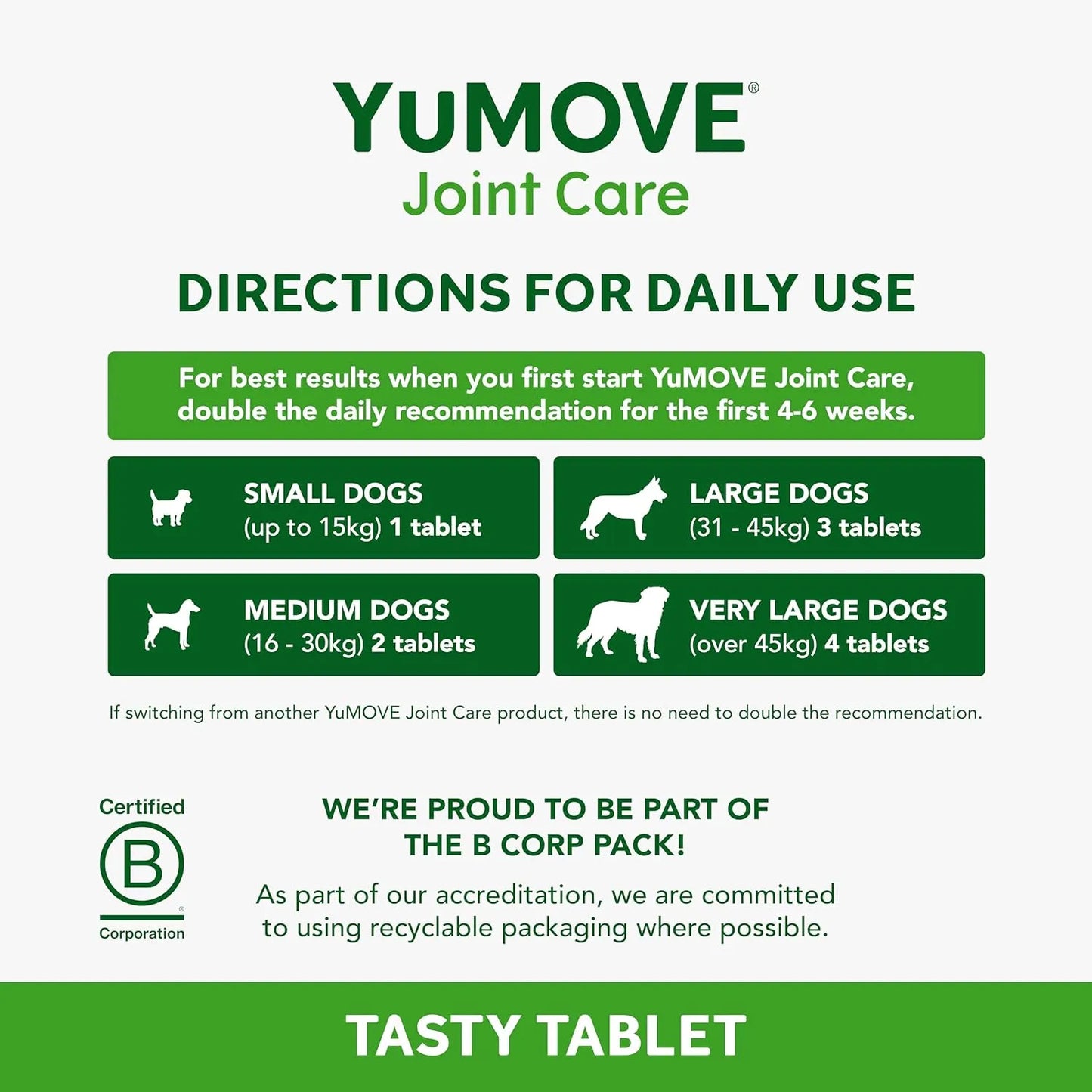 YuMOVE Joint Supplement for Adult Dogs (6–8 Years), 300 Tablets