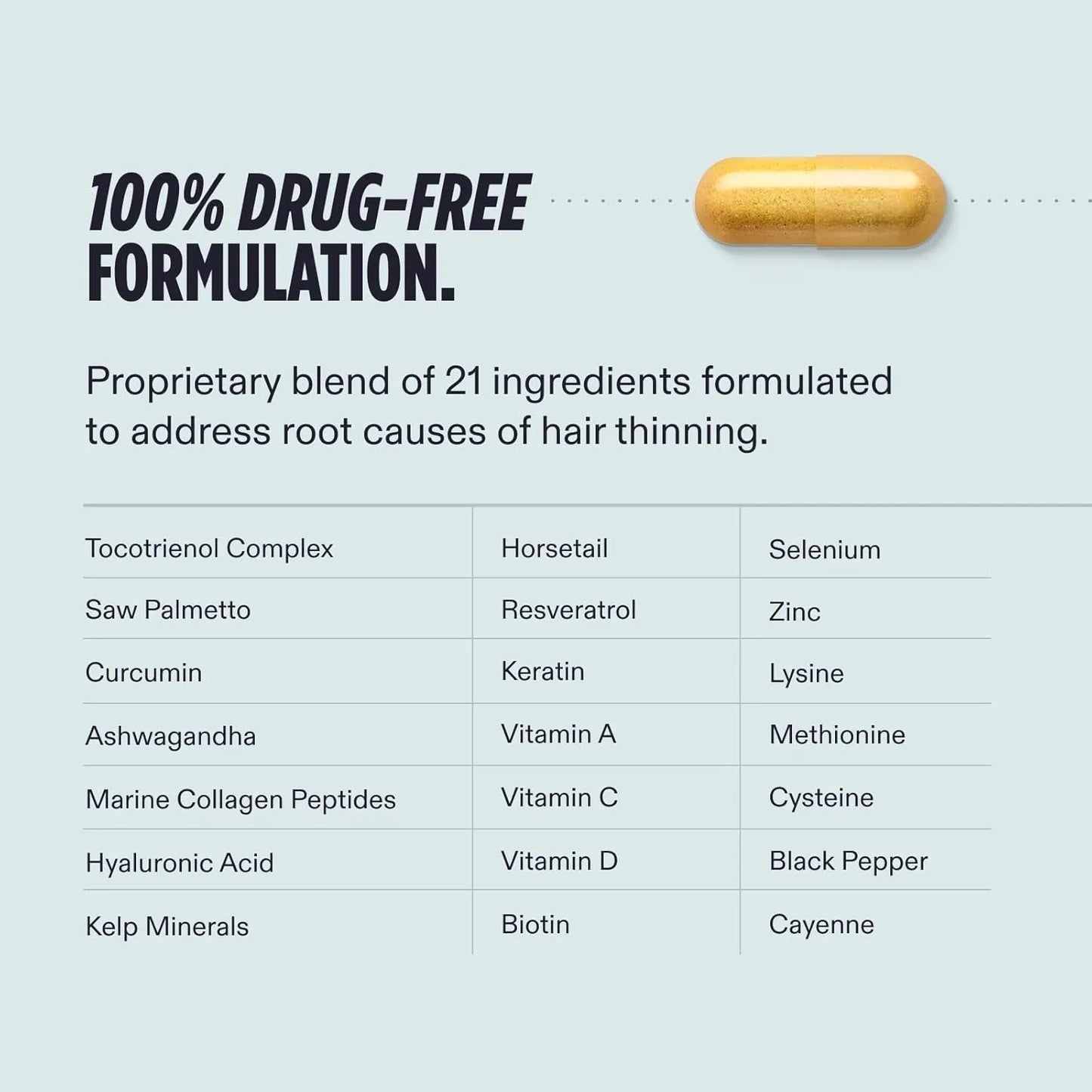 Nutrafol Men’s Hair Growth Supplements – 1 Month Supply