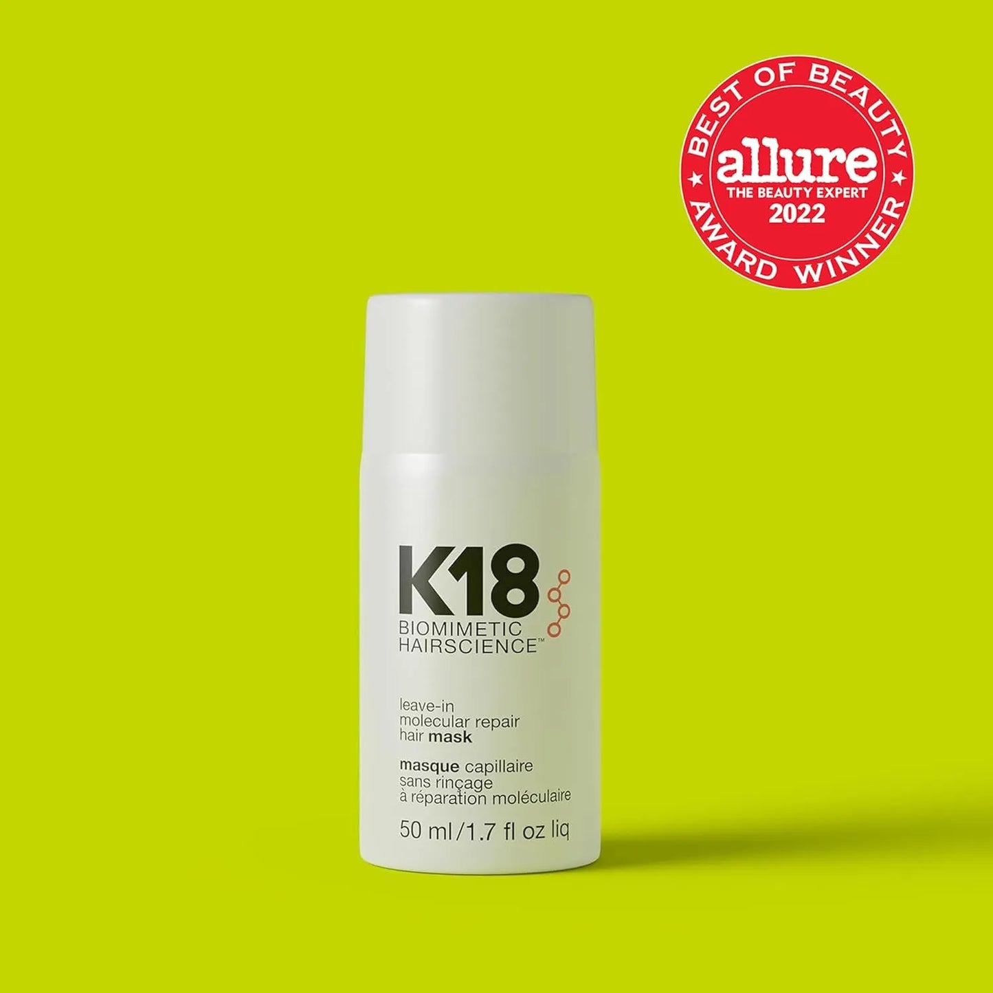 K18 Leave-In Molecular Hair Mask – Damage Repair Treatment