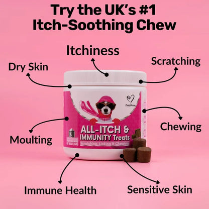NutriPaw All-Itch Immunity Treats for Dogs – Skin & Allergy Support Chews