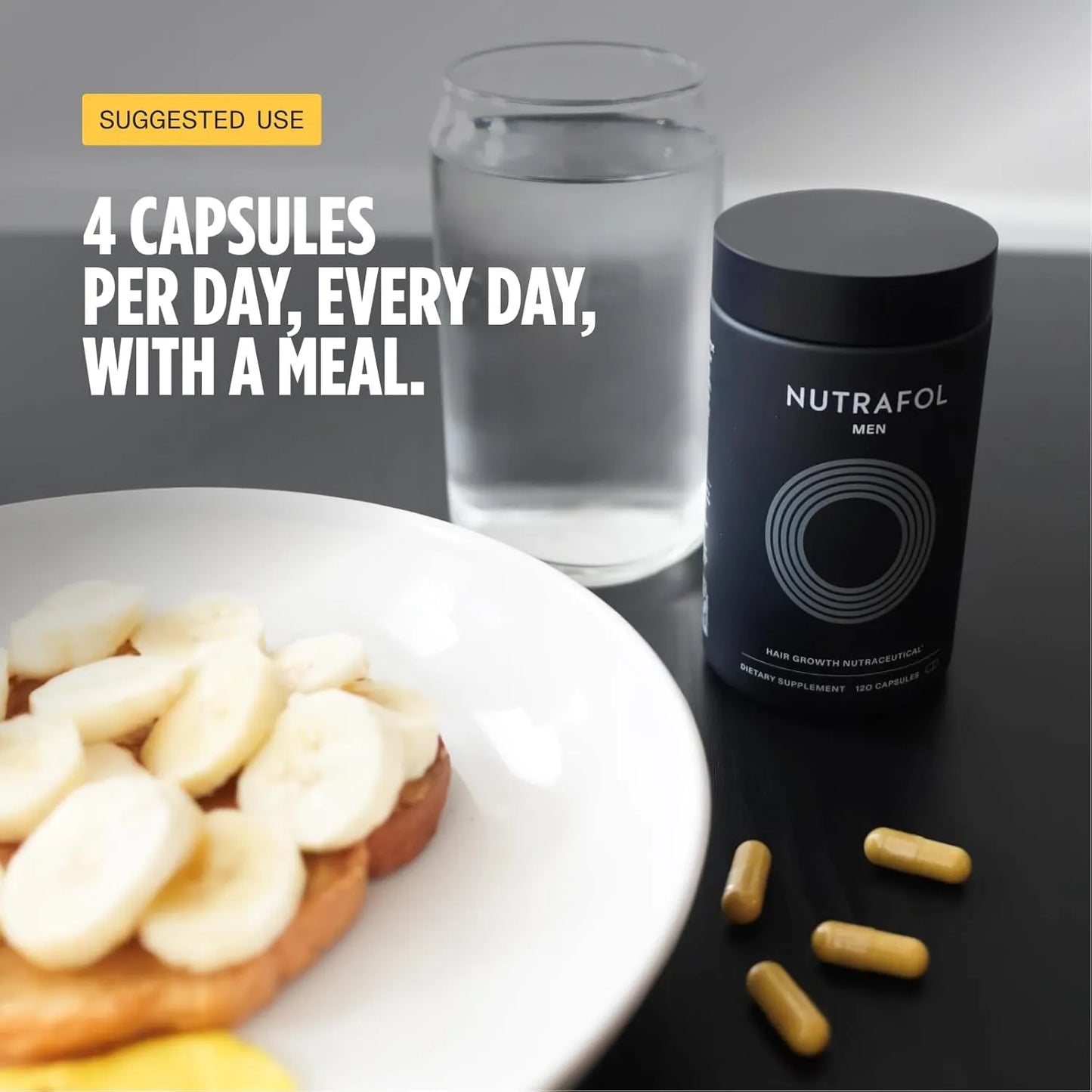 Nutrafol Men’s Hair Growth Supplements – 1 Month Supply