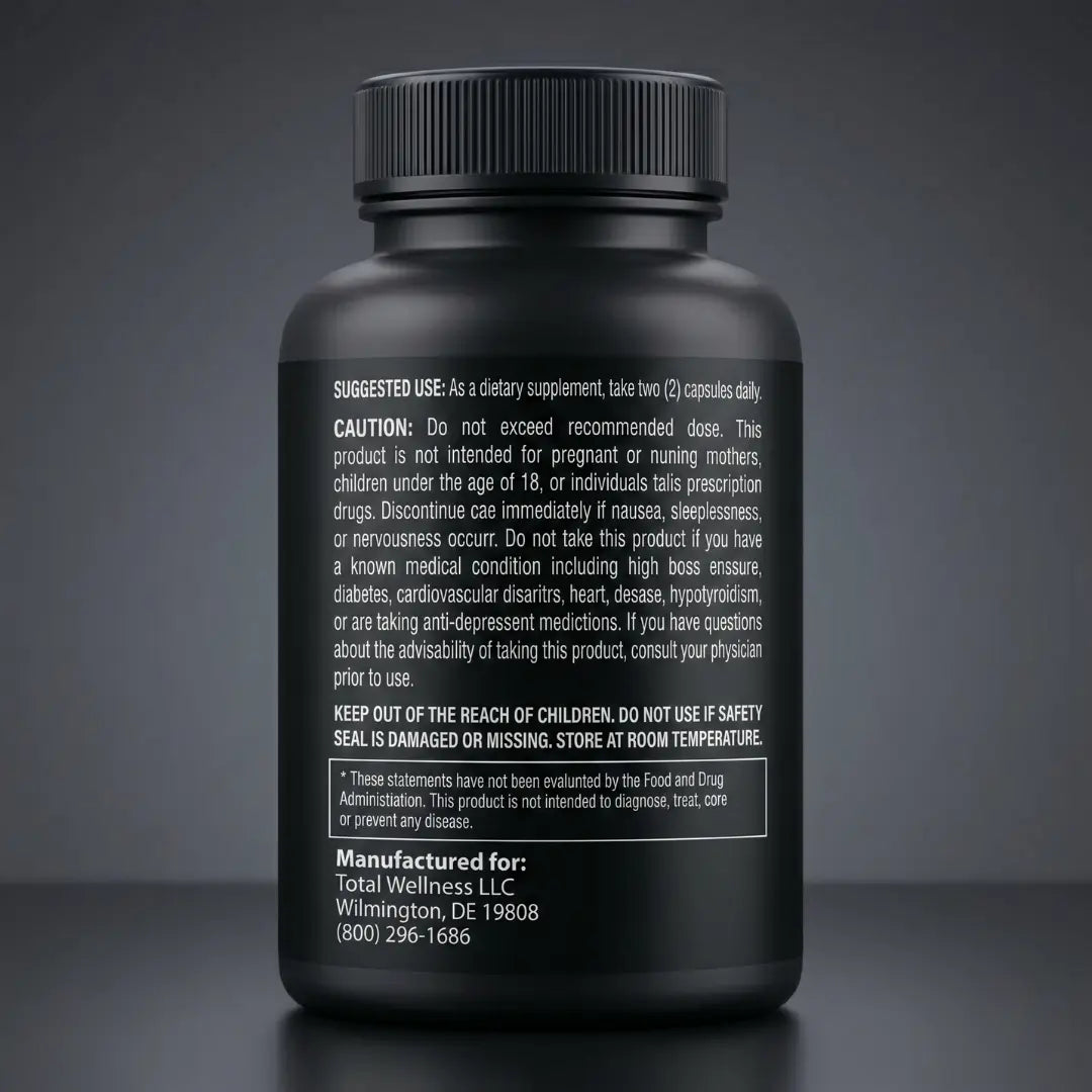 Back label of Biomanix dietary supplement detailing suggested use, safety warnings, allergen information, and manufacturer contact details.