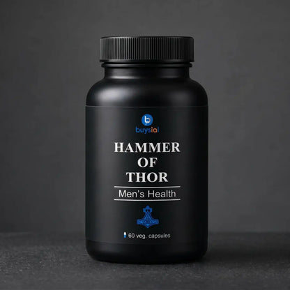 Hammer Of Thor Men's Health Capsules Premium Black Bottle