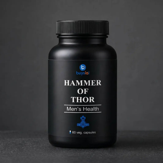 Hammer Of Thor Men's Health Capsules Premium Black Bottle