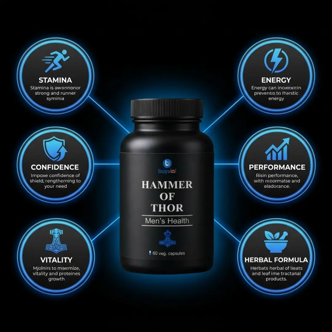 Hammer Of Thor capsule benefits for energy stamina and vitality