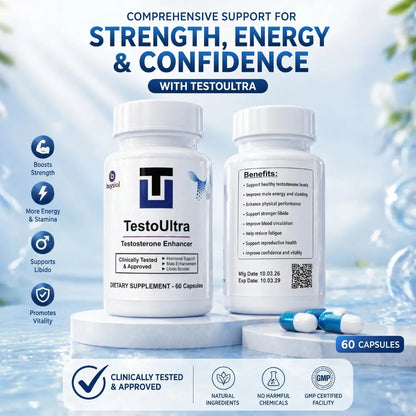 estoUltra testosterone enhancer supplement for strength energy stamina and confidence